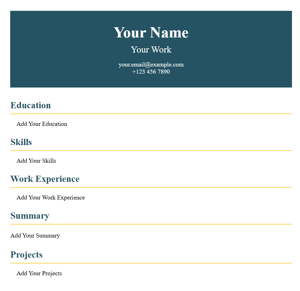 Professional Template